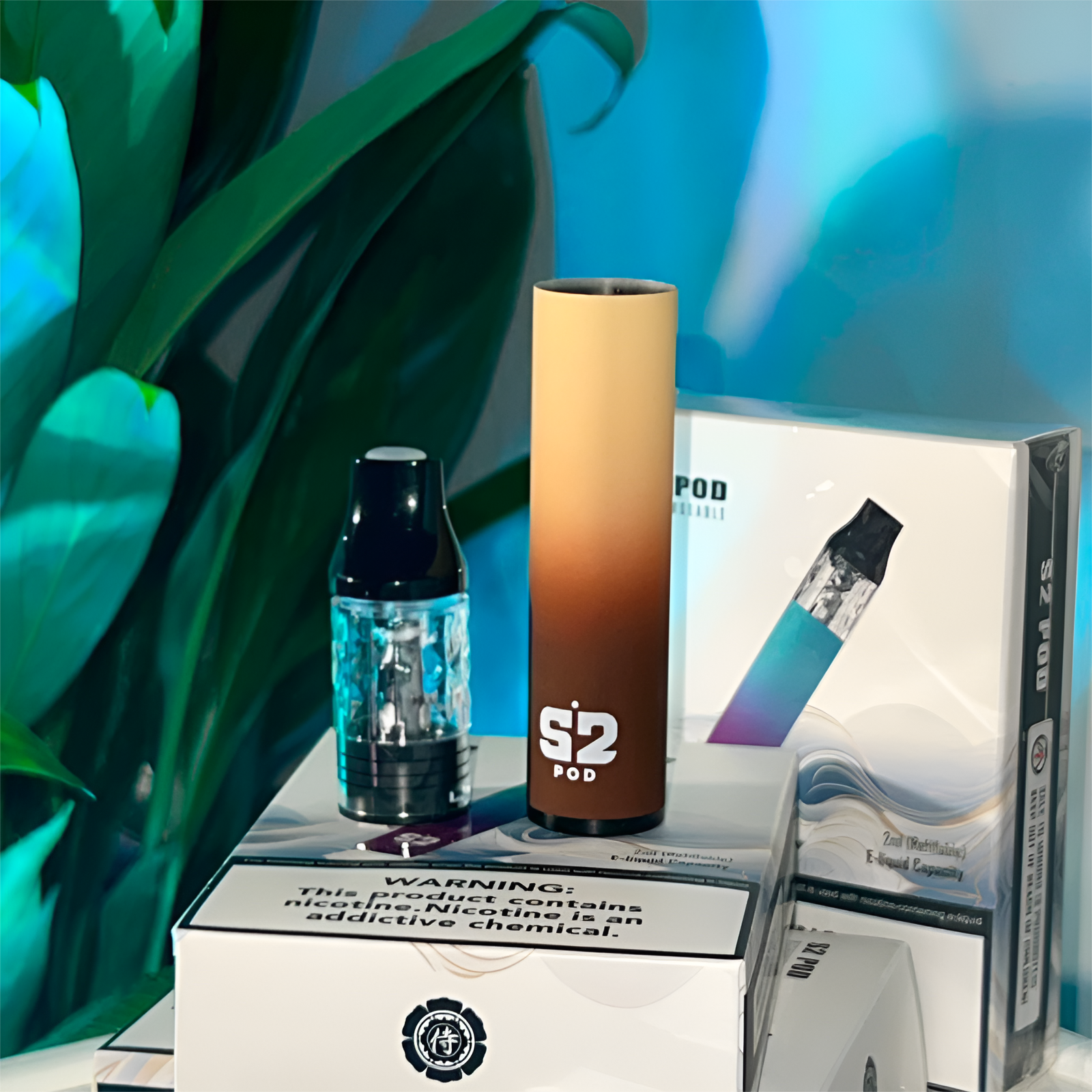 S2 POD 將軍小煙主機|0.8Ω 可注油空彈|換彈式設計|三入裝:圖片 3